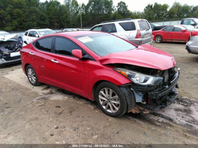 HYUNDAI ELANTRA 2015 kmhdh4ae5fu450560