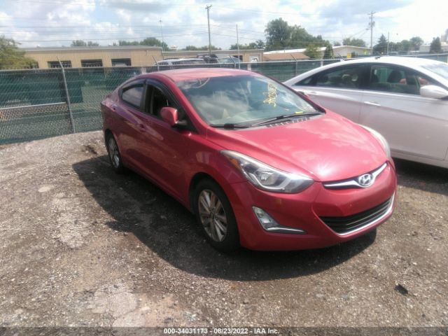 HYUNDAI ELANTRA 2016 kmhdh4ae5gu511133