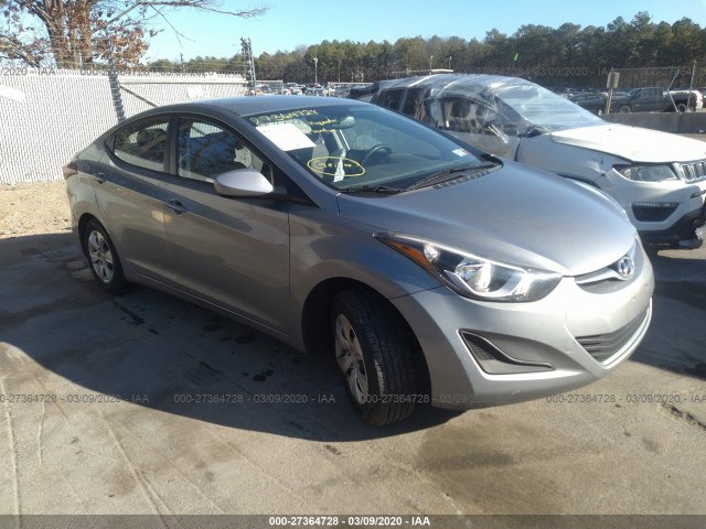 HYUNDAI ELANTRA 2016 kmhdh4ae5gu543872