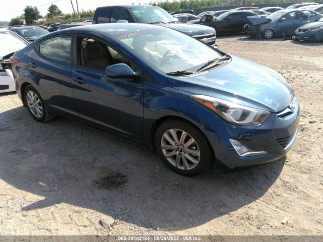 HYUNDAI ELANTRA 2016 kmhdh4ae5gu557075