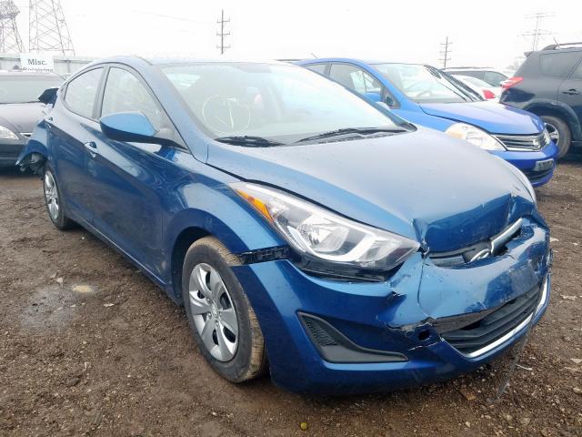 HYUNDAI ELANTRA SE 2016 kmhdh4ae5gu583983