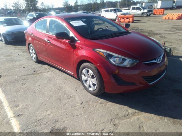 HYUNDAI ELANTRA 2016 kmhdh4ae5gu599505