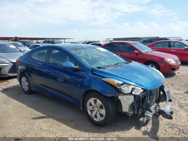 HYUNDAI ELANTRA 2016 kmhdh4ae5gu619610