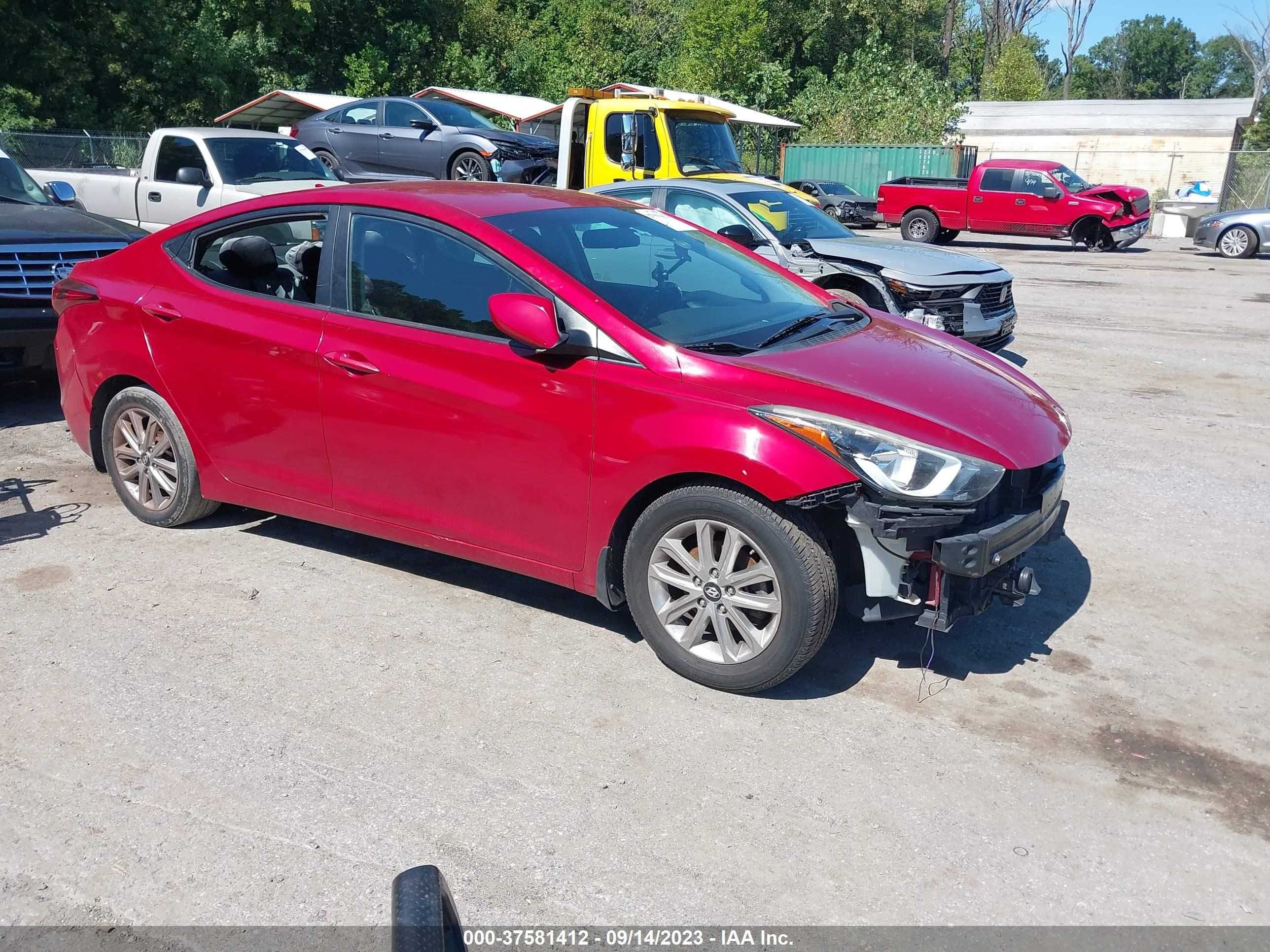 HYUNDAI ELANTRA 2016 kmhdh4ae5gu623799