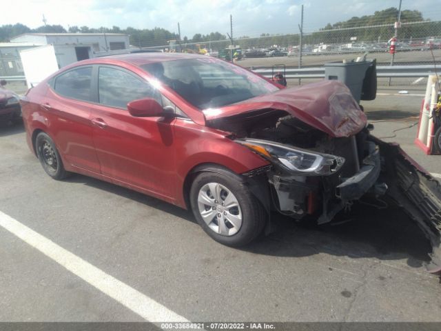 HYUNDAI ELANTRA 2016 kmhdh4ae5gu625049