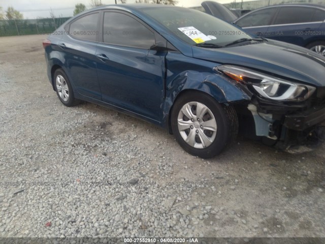 HYUNDAI ELANTRA 2016 kmhdh4ae5gu649058