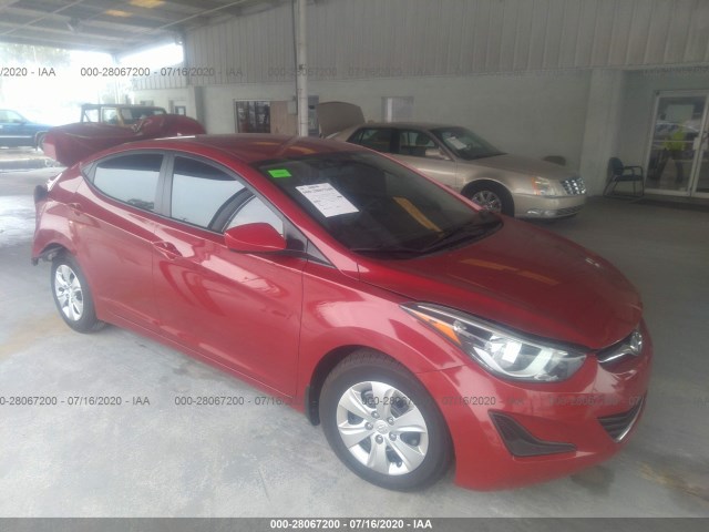 HYUNDAI ELANTRA 2016 kmhdh4ae5gu650310