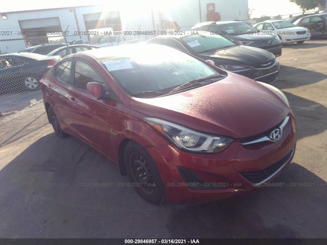 HYUNDAI ELANTRA 2016 kmhdh4ae5gu651215