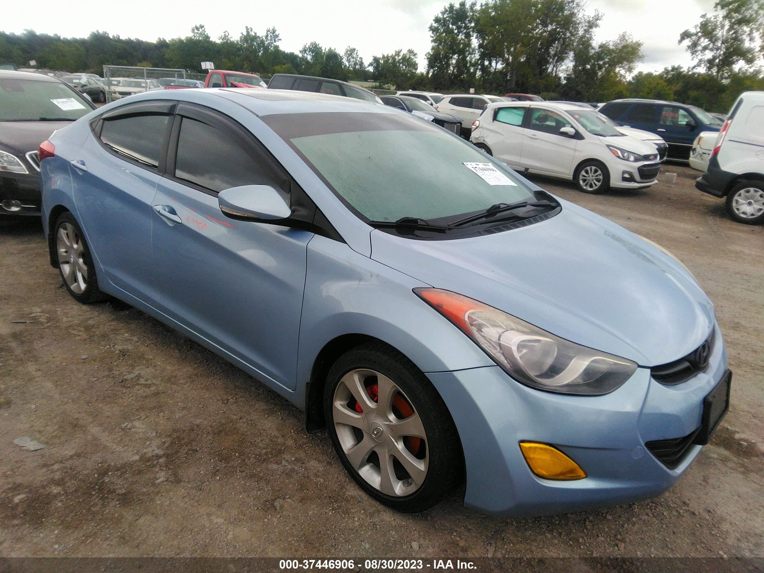 HYUNDAI ELANTRA 2012 kmhdh4ae6cu191850