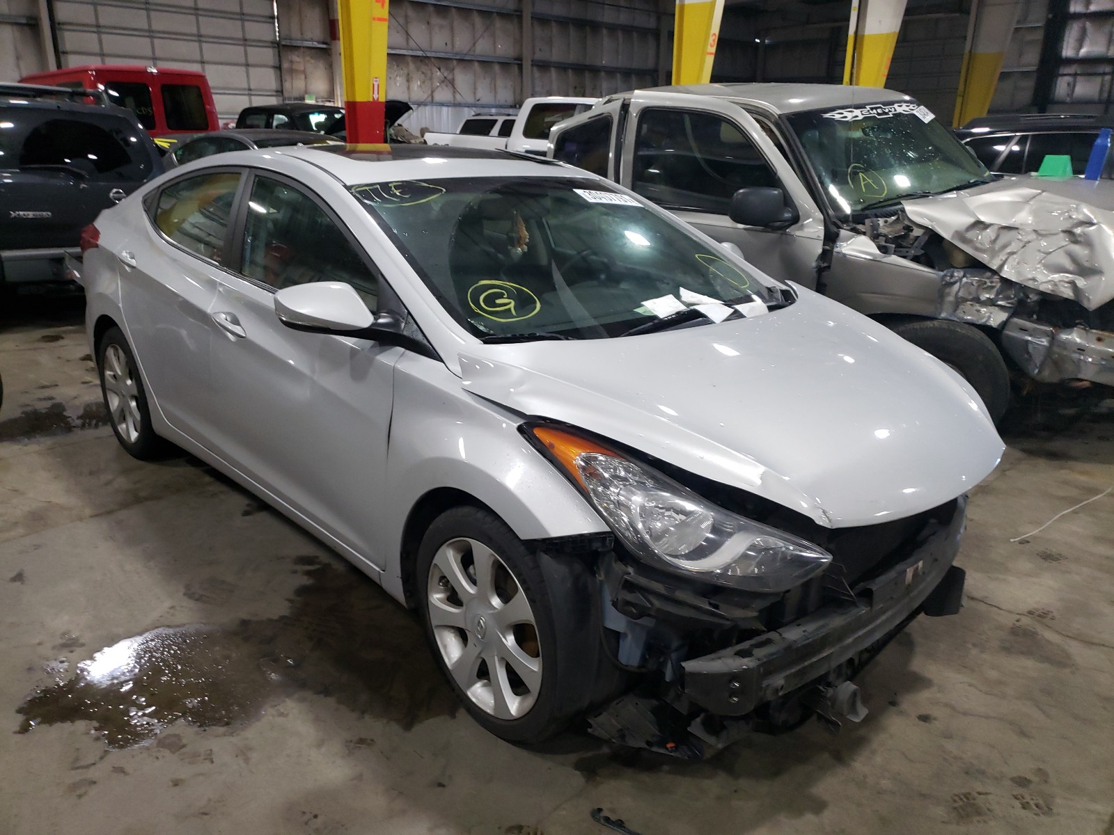 HYUNDAI ELANTRA GL 2012 kmhdh4ae6cu408880