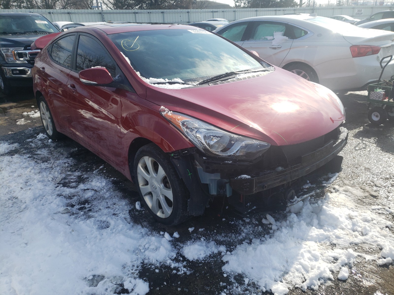 HYUNDAI ELANTRA GL 2013 kmhdh4ae6du673056