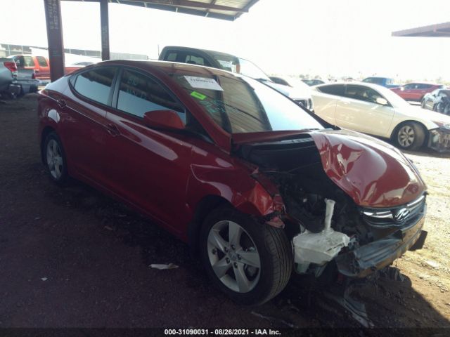 HYUNDAI ELANTRA 2013 kmhdh4ae6du710137