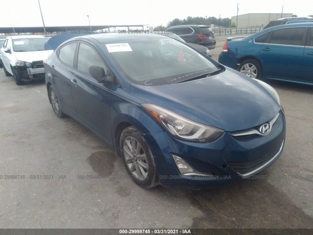 HYUNDAI ELANTRA 2014 kmhdh4ae6eu030563