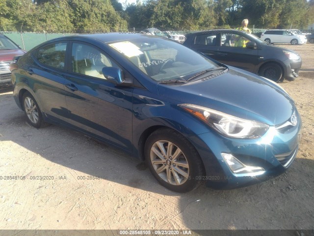 HYUNDAI ELANTRA 2014 kmhdh4ae6eu031325