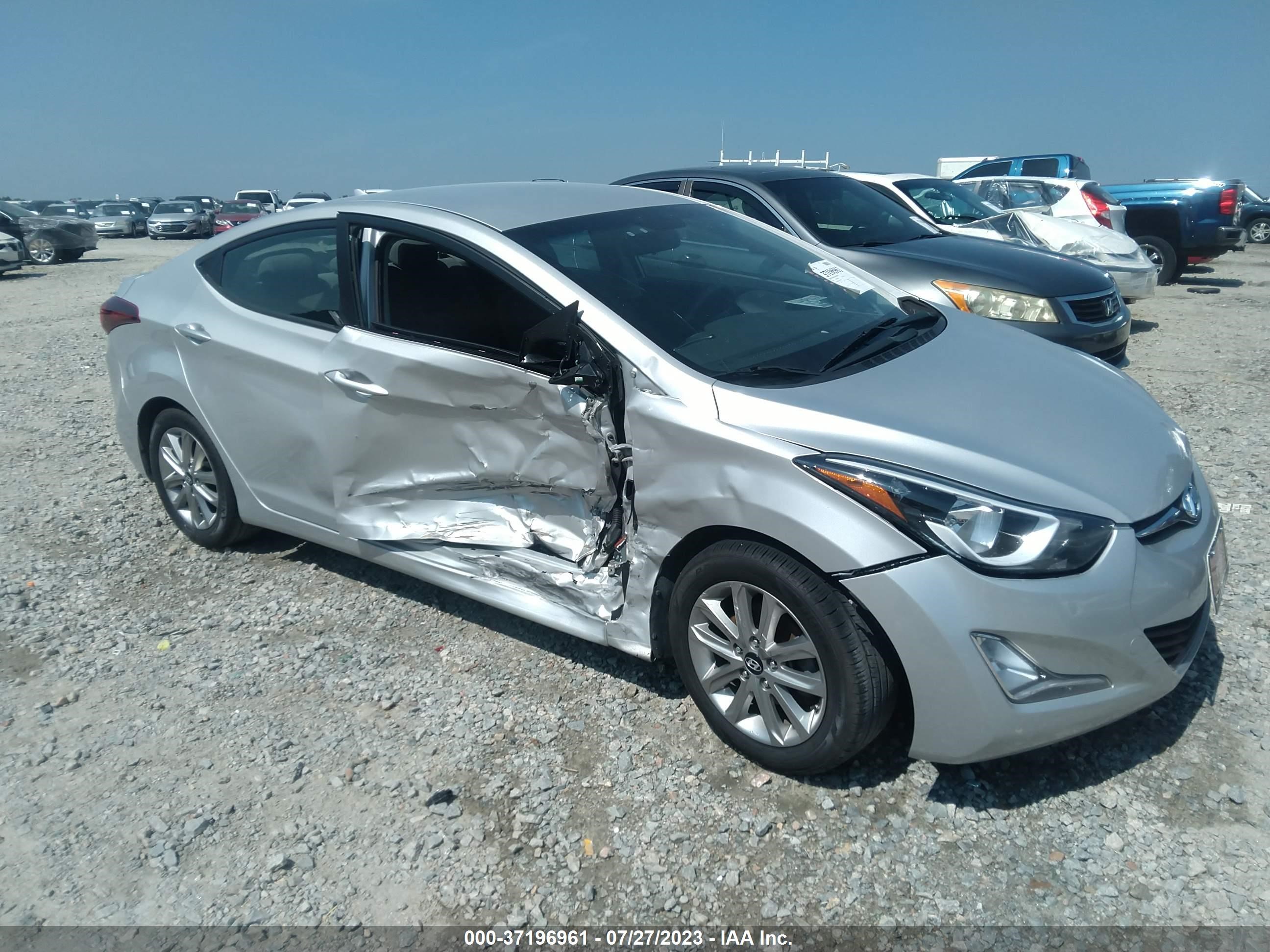 HYUNDAI ELANTRA 2014 kmhdh4ae6eu038758