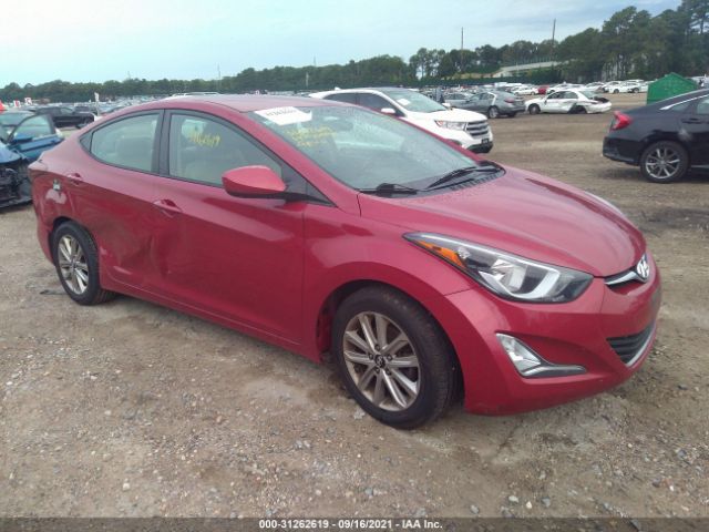 HYUNDAI ELANTRA 2013 kmhdh4ae6eu055141