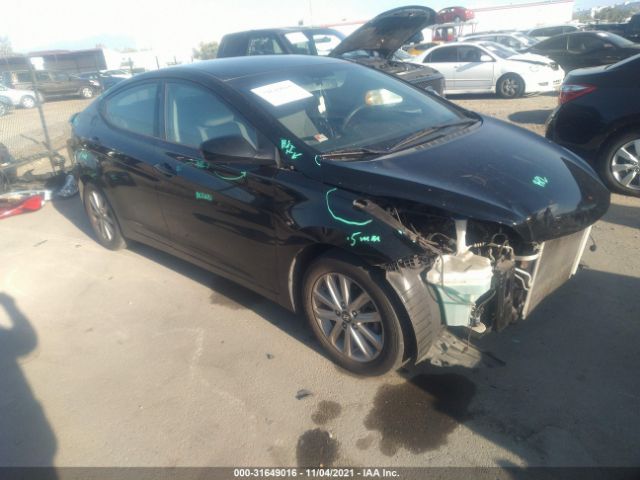 HYUNDAI ELANTRA 2014 kmhdh4ae6eu062428