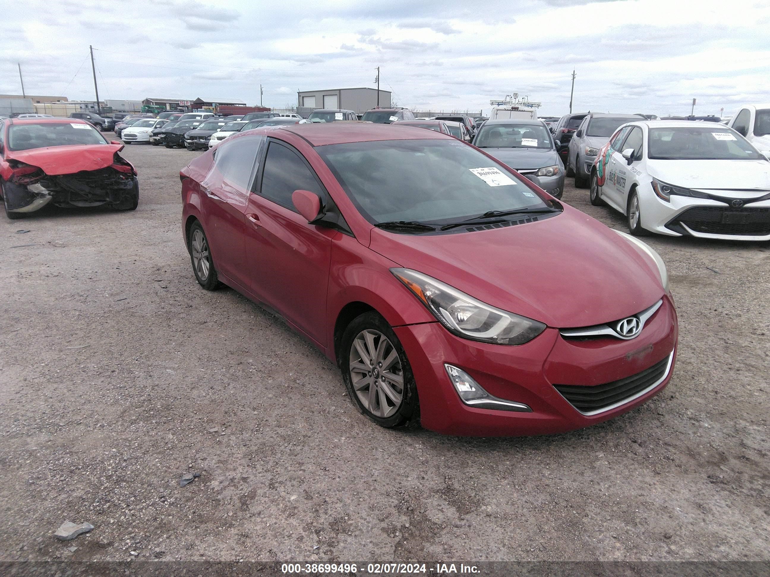 HYUNDAI ELANTRA 2014 kmhdh4ae6eu091282