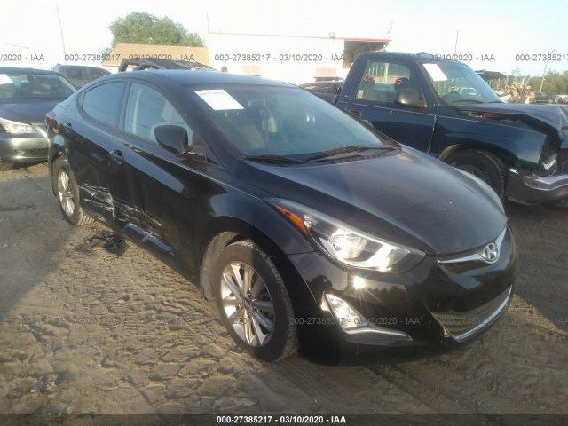 HYUNDAI ELANTRA 2014 kmhdh4ae6eu106119