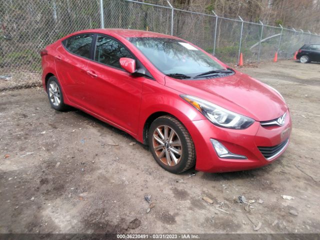 HYUNDAI ELANTRA 2014 kmhdh4ae6eu117119