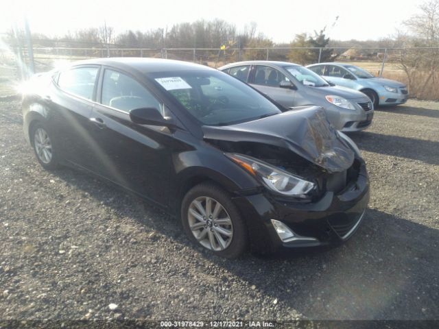 HYUNDAI ELANTRA 2014 kmhdh4ae6eu121655