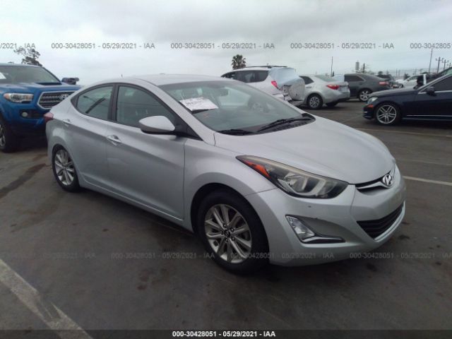 HYUNDAI ELANTRA 2014 kmhdh4ae6eu143834