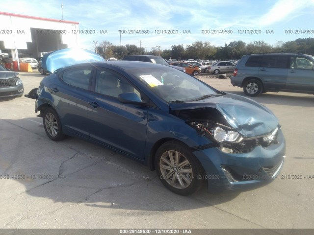 HYUNDAI ELANTRA 2014 kmhdh4ae6eu151867