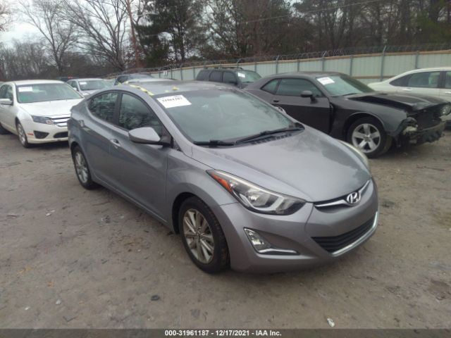 HYUNDAI ELANTRA 2014 kmhdh4ae6eu164070