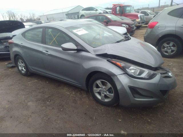 HYUNDAI ELANTRA 2014 kmhdh4ae6eu182360