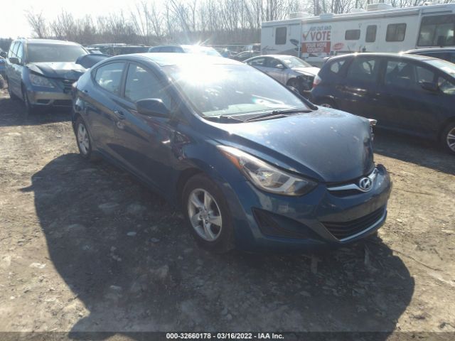 HYUNDAI ELANTRA 2014 kmhdh4ae6eu182486