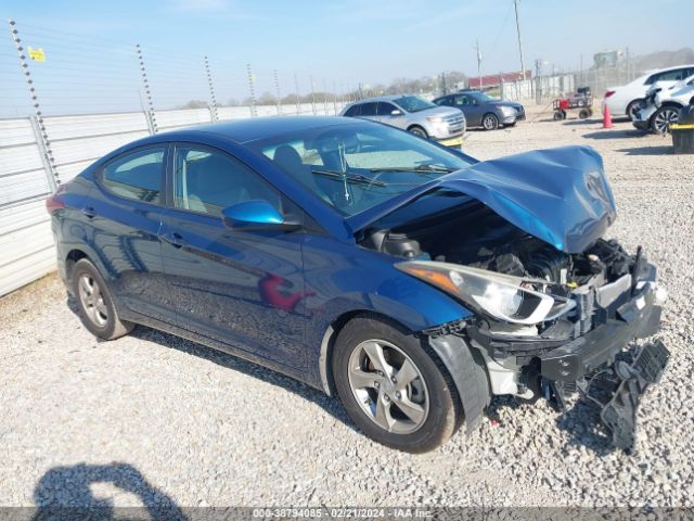 HYUNDAI ELANTRA 2014 kmhdh4ae6eu199157