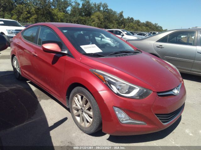 HYUNDAI ELANTRA 2014 kmhdh4ae6eu204745