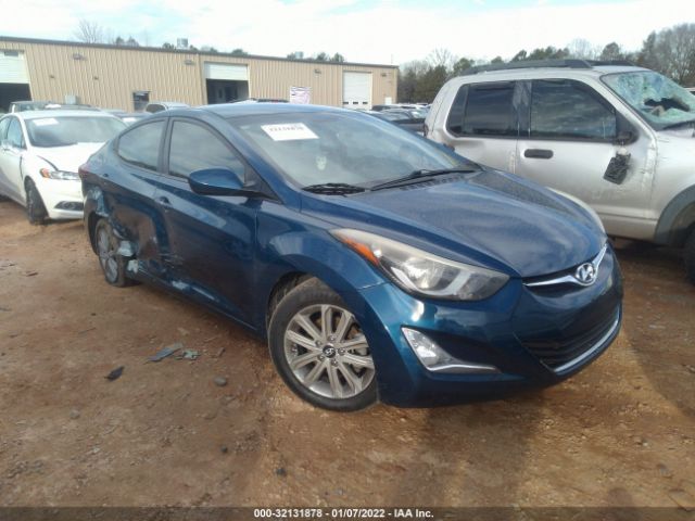 HYUNDAI ELANTRA 2014 kmhdh4ae6eu205538