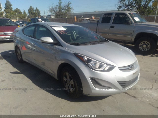 HYUNDAI ELANTRA 2014 kmhdh4ae6eu215440