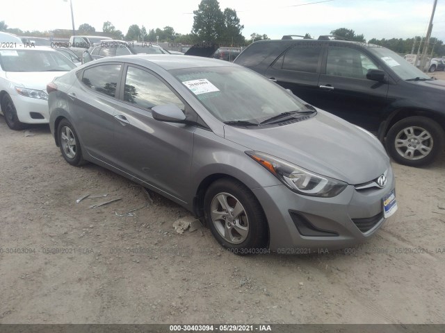 HYUNDAI ELANTRA 2015 kmhdh4ae6fu250352