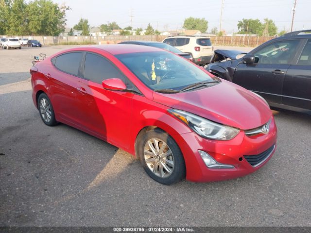 HYUNDAI ELANTRA 2015 kmhdh4ae6fu254983