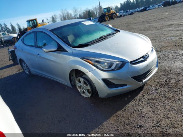 HYUNDAI ELANTRA 2015 kmhdh4ae6fu265482