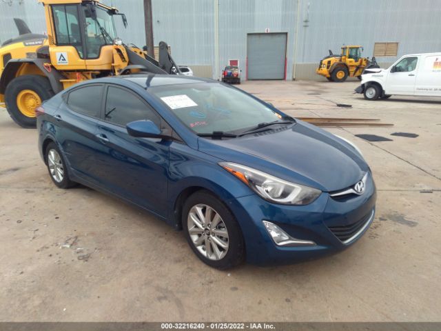 HYUNDAI ELANTRA 2015 kmhdh4ae6fu303891