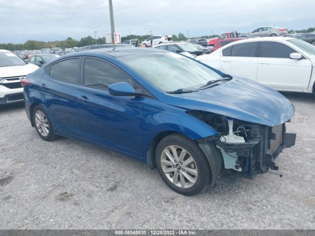 HYUNDAI ELANTRA 2015 kmhdh4ae6fu320920