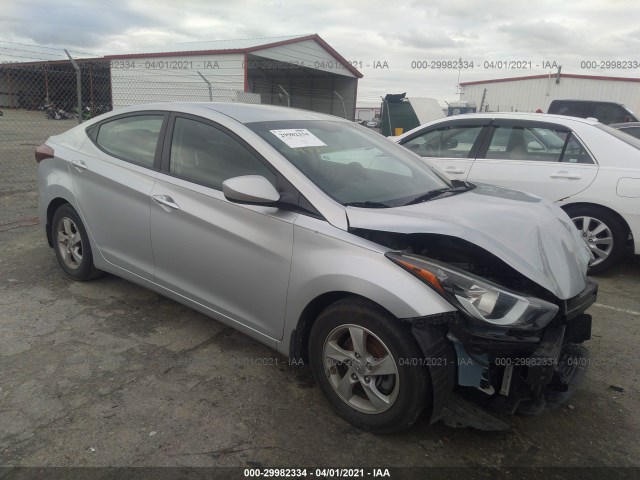 HYUNDAI ELANTRA 2015 kmhdh4ae6fu323137