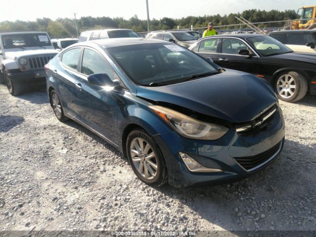 HYUNDAI ELANTRA 2015 kmhdh4ae6fu325714