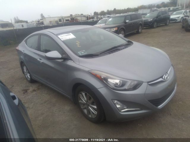 HYUNDAI ELANTRA 2015 kmhdh4ae6fu345008