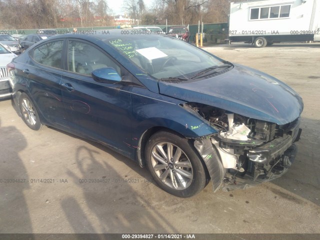 HYUNDAI ELANTRA 2015 kmhdh4ae6fu352105