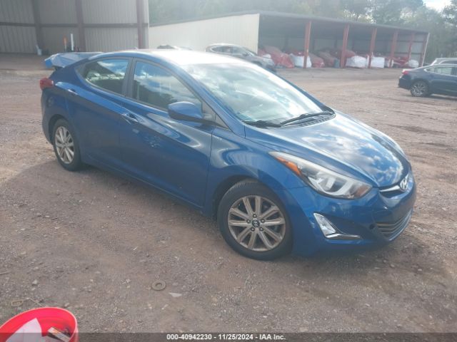 HYUNDAI ELANTRA 2015 kmhdh4ae6fu431127