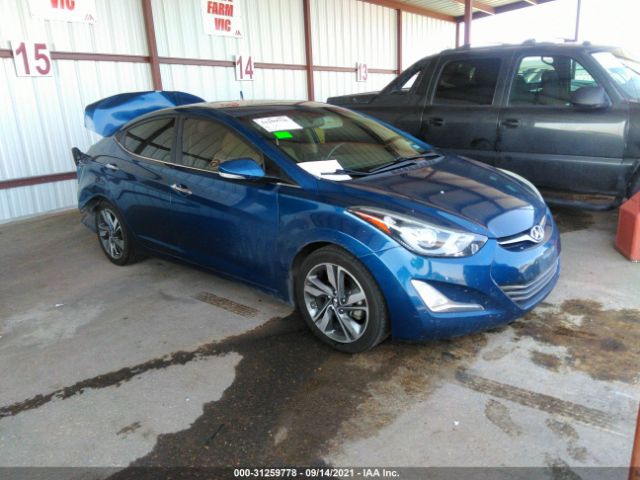 HYUNDAI ELANTRA 2015 kmhdh4ae6fu453550