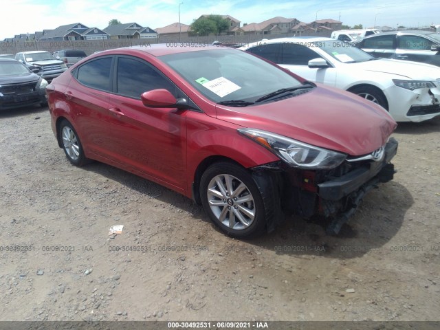 HYUNDAI ELANTRA 2015 kmhdh4ae6fu453676