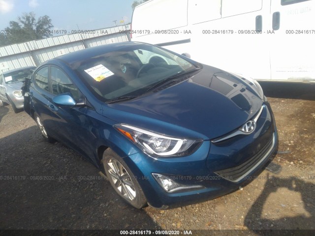 HYUNDAI ELANTRA 2015 kmhdh4ae6fu454231