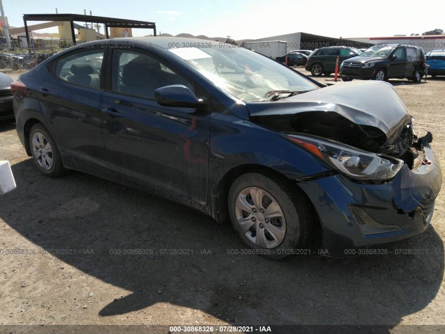 HYUNDAI ELANTRA 2016 kmhdh4ae6gu482712