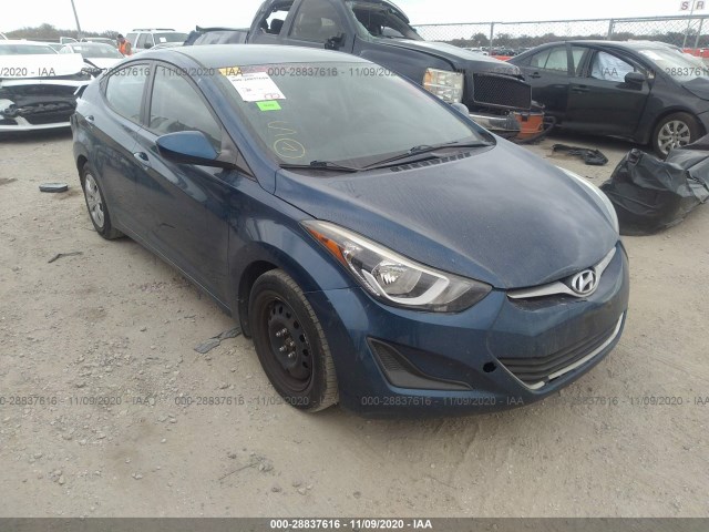 HYUNDAI ELANTRA 2016 kmhdh4ae6gu517829