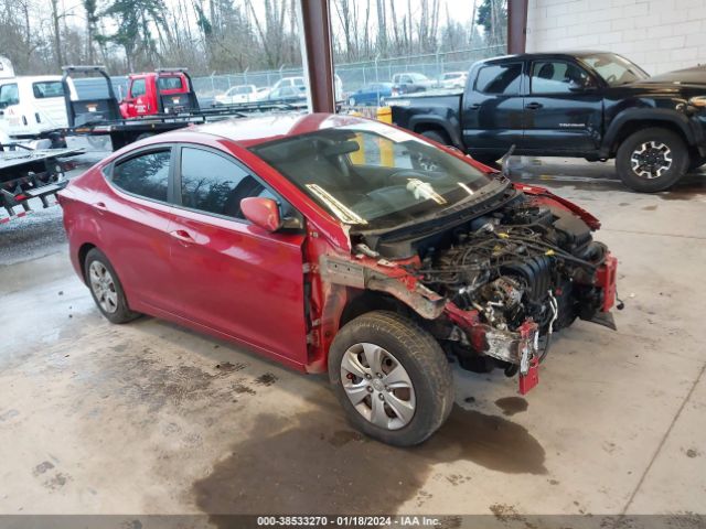 HYUNDAI ELANTRA 2016 kmhdh4ae6gu526577